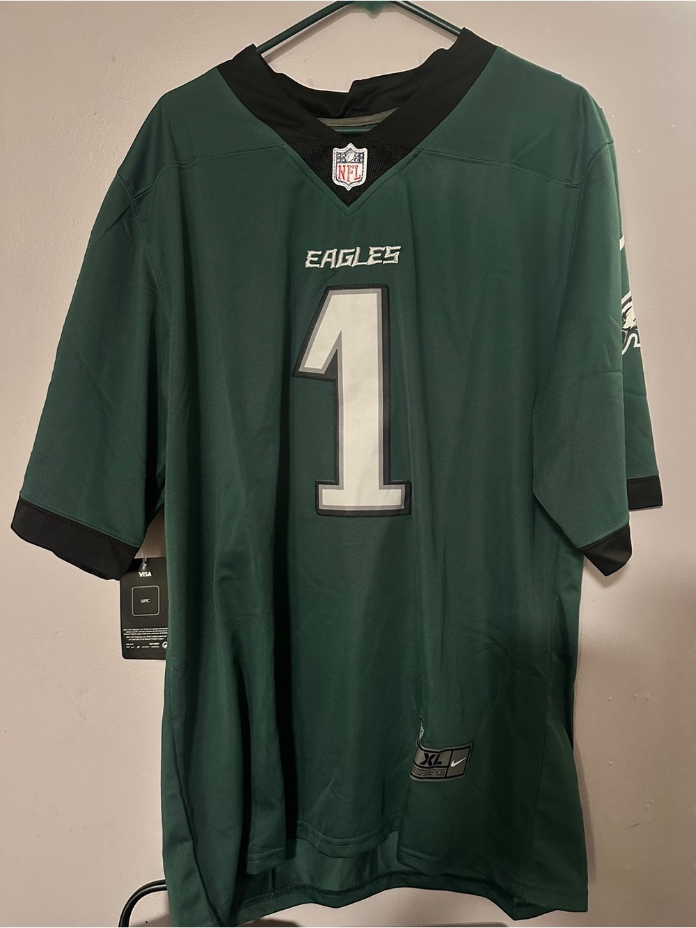 NFL Philadelphia Eagles Dark Green #1 Football Jersey